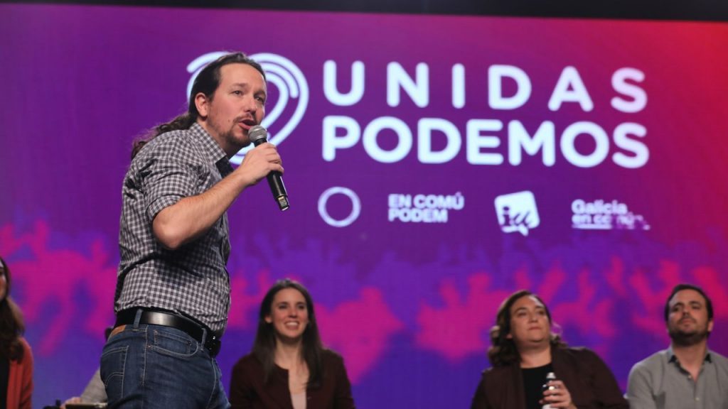 Pablo Iglesias, Marta Fernández Jara / Europa press